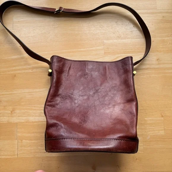 Vintage Barantani Italian Leather Crossbody Bag - Picture 1 of 16